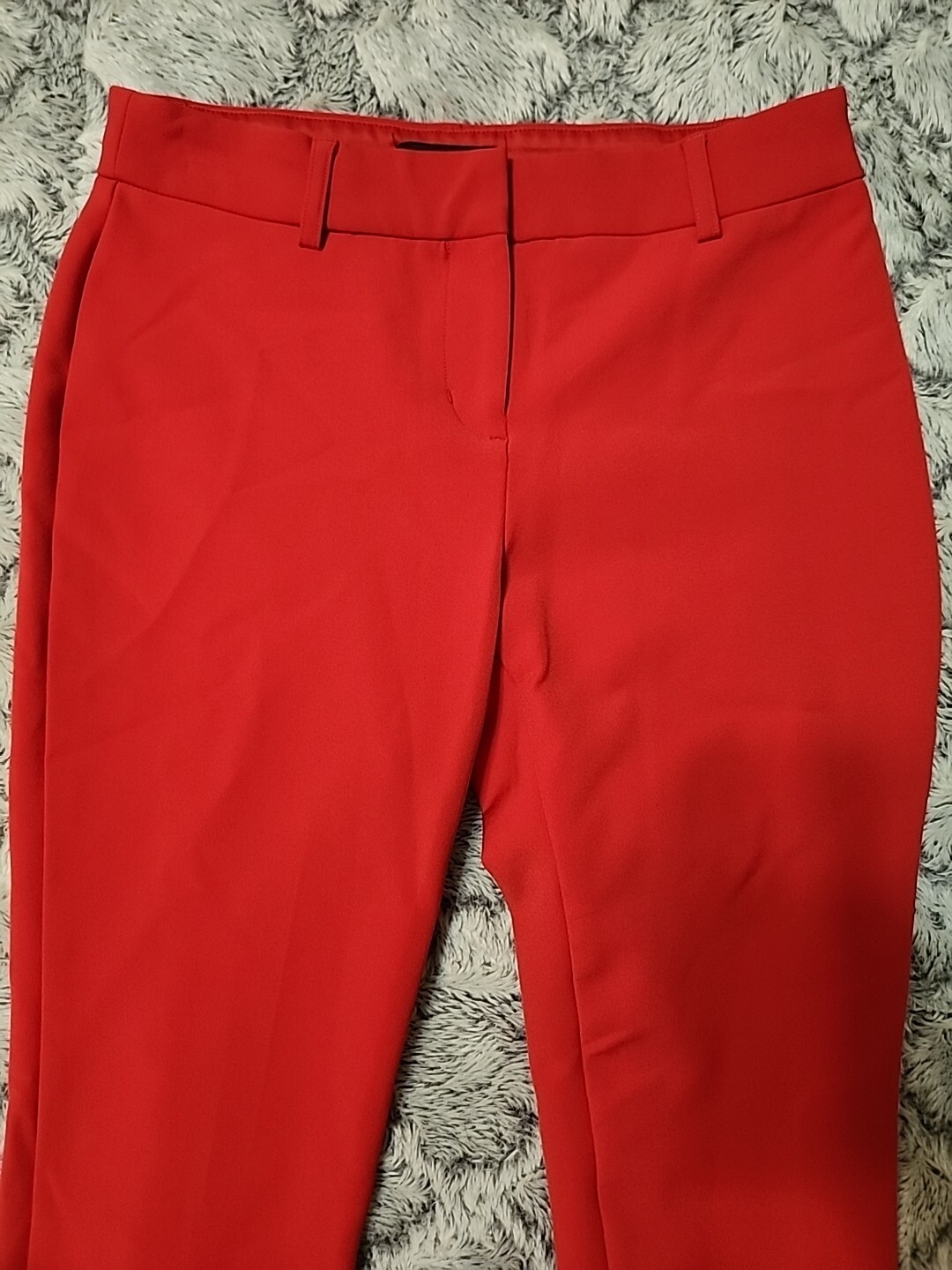 Express Pants Womens 2 Regular Solid Red Business… - image 2
