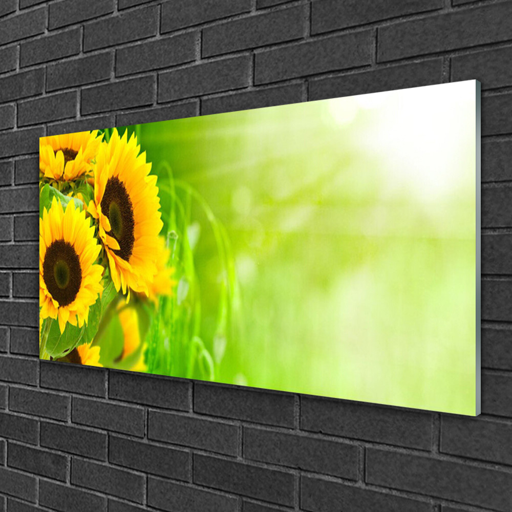 Image sur verre Tulup tournesol pour illuminer votre cuisine ou salon