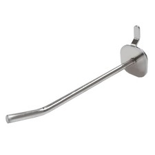 Single Pegboard Hooks For Peg Board Size 10cm 4" in Zinc Retail (T8B)