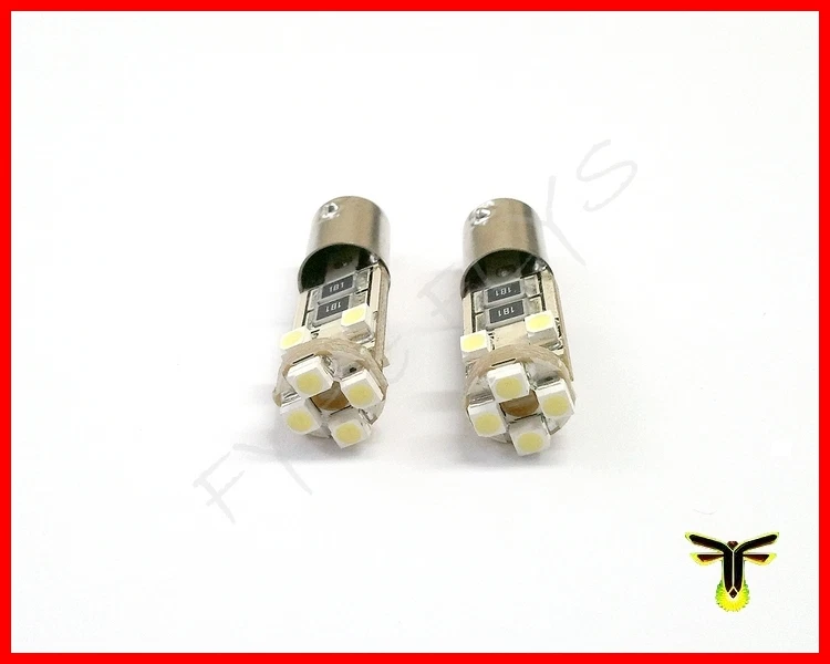 Xenon White Error Free 64132 H6W LED Bulbs For Mercedes Benz Parking Lights #Y6 - Image 4 of 4