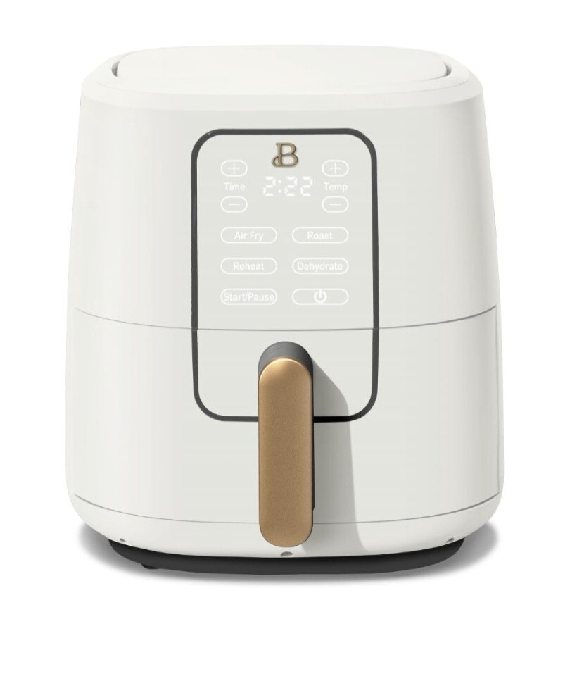Drew Barrymore White Icing 6-qt Touchscreen Air Fryer