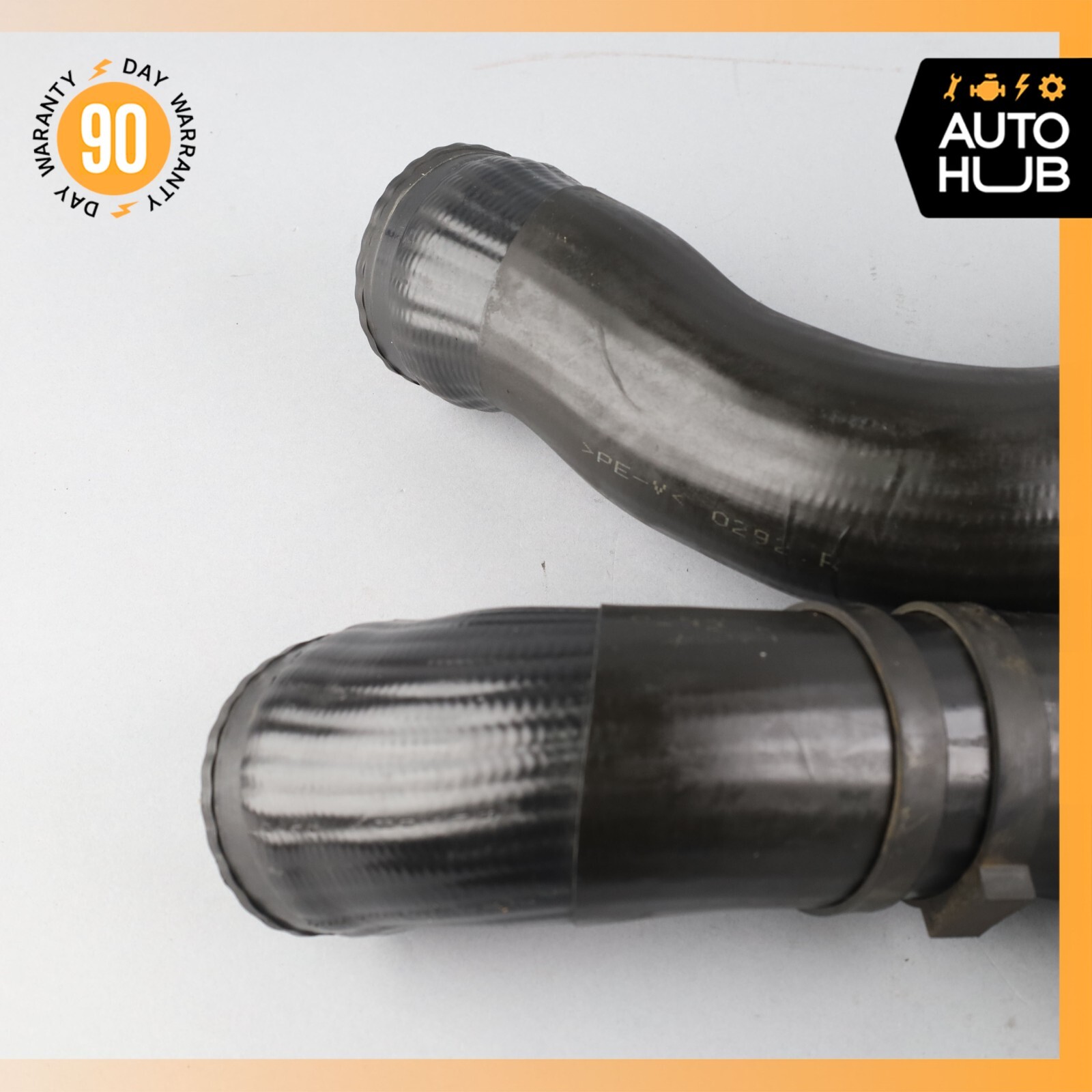 03-13 Bentley Continental GT Left & Right Side Intercooler Upper Hose Pipe OEM