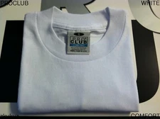 1 NEW PROCLUB COMFORT PLAIN T-SHIRT BLANK WHITE TEE PRO CLUB S - 3XL 1PC