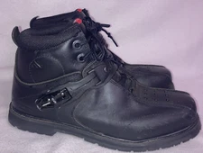 ICON Motorsports Super Duty 4 Men's 9 Street Motorcycle Boots Hard Toe Buckle