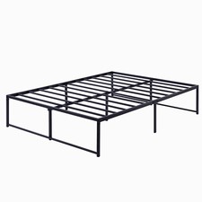16" Metal Platform Bed Frame Twin King Queen Size Heavy Duty Mattress Foundation