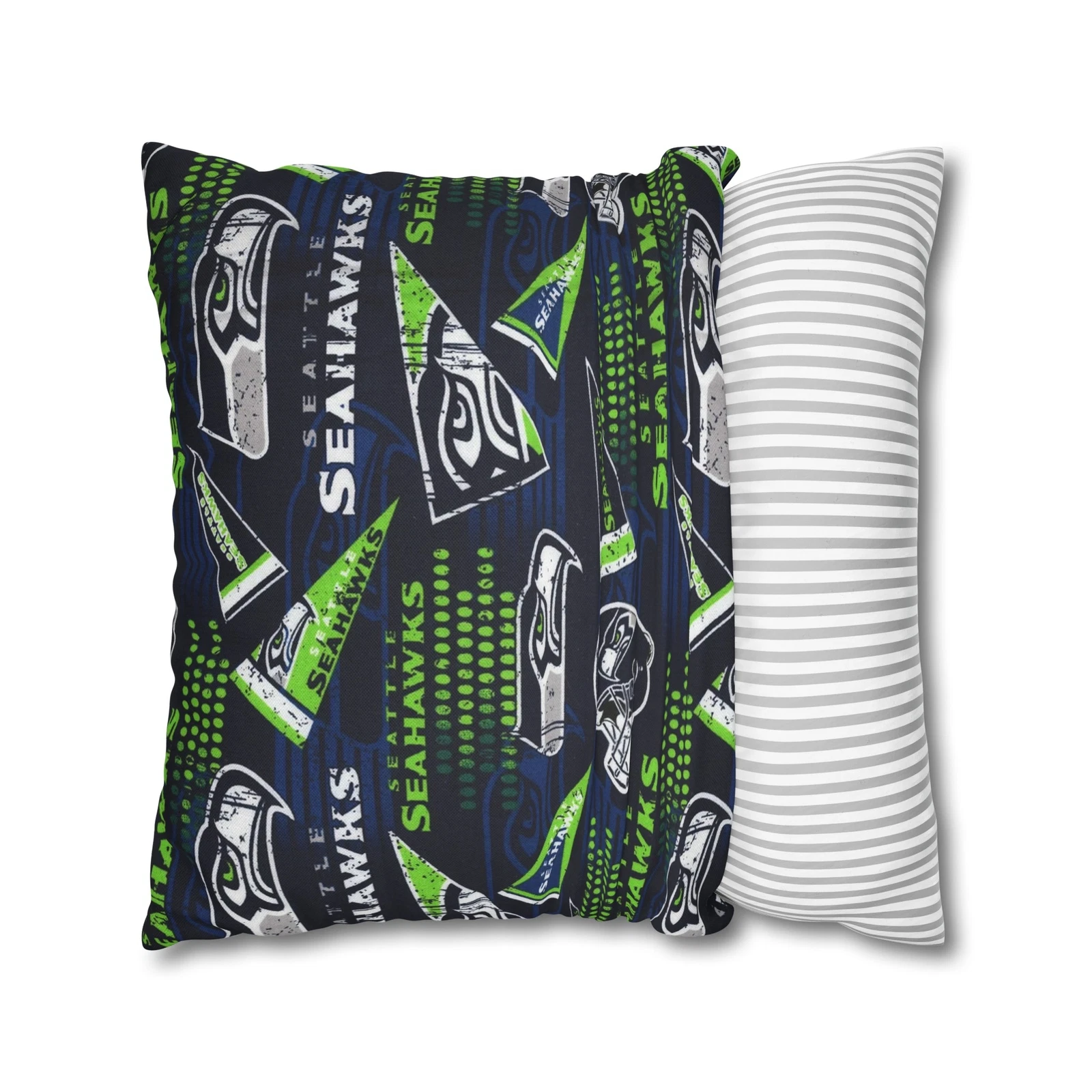 Seattle Seahawks Spun Square Pillowcase