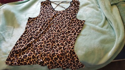 Avenue 30/32 New, Animal Print Sleeveless Top, Great Gift Idea!