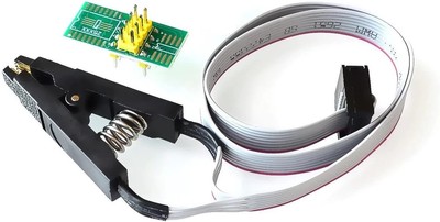 iHaospace CH341A USB Programmer for 24 25 Series EEPROM Flash BIOS SOIC8 SOP8 Test Clip - Support 93CXX/25CXX/24CXX BIOS Chip iHaospace CH341A USB Programmer for 24 25 Series EEPROM Flash BIOS SOIC8 SOP8 Test Clip - Support 93CXX/25CXX/24CXX BIOS Chip