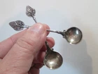 Two  LOTUS 1869 - GORHAM - STERLING -  3 5/8 in MASTER SALT SPOONS