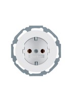 Berker 47452089 Steckdose Schuko Polarweiß, GläNzend Serie R.Classic