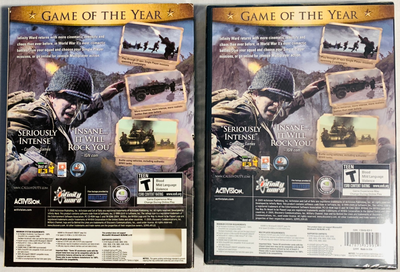 CALL OF DUTY 2 PC CD ROM 2005 BRAND NEW! COMPLETE 6 disks WINDOWS