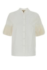 VALENTINO White Poplin Shirt New  Authentic