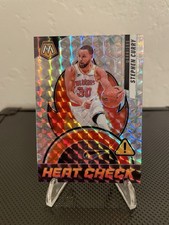 STEPHEN CURRY 2024-25 Panini Mosaic #5 SP SILVER PRIZM Heat Check Warriors