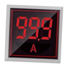Digital Display AC Current Indicator, 22mm Square Head LED Current Tester Red