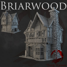 Medieval Shop 4 Miniature 28mm Terrain for Dungeons Dragons