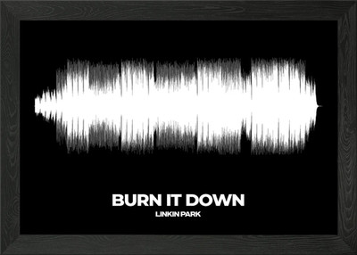 Burn It Down Linkin Park Framed Wall Art Poster Canvas Print Picture