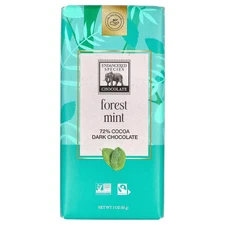 Forest Mint + Dark Chocolate, 72% Cocoa, 3 oz (85 g)
