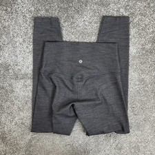 Lululemon Align Leggings Grey Women’s UK 10 US 6 High Waisted Yoga Gym Pants