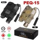 PEQ-15 White LED Red/Green Laser Sight IR Light Illuminator 20mm Rail W/ Switch