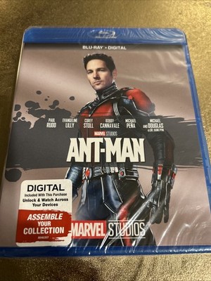 Ant-Man (Blu-Ray Digital 2017) Marvel Avengers Paul Rudd Brand New