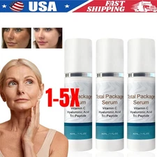 1~5X Total Package Serum, All-In-One Vitamin C, Hyaluronic Acid, Peptides Serum