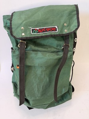 Vtg Alp Sport Boulder CO Backpack George Lamb Daypack Alpine Designs 60s Green