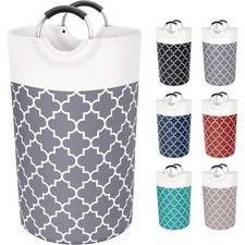 Large Laundry Basket Laundry Hamper Bag Washing Bin Clothes Bag Collapsible T...