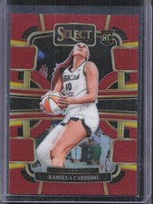 2024 Panini Select WNBA #33 Kamilla Cardoso Prizms Red #/149