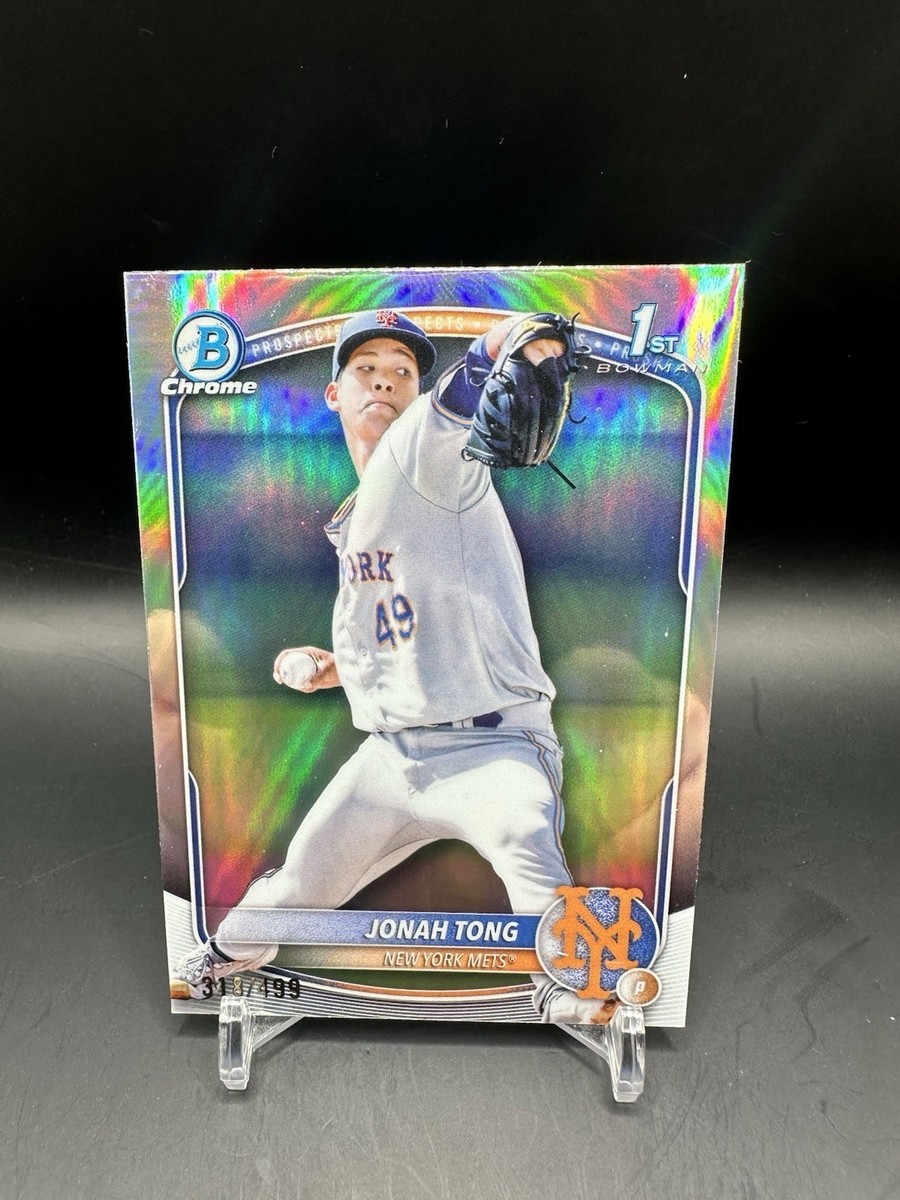 新品，限定セール 2025 Bowman chrome 1st Jonah Tong jonah tong /75 Mets