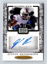 2021 SAGE Premier Draft #A170 Justin Henderson Autographs Black
