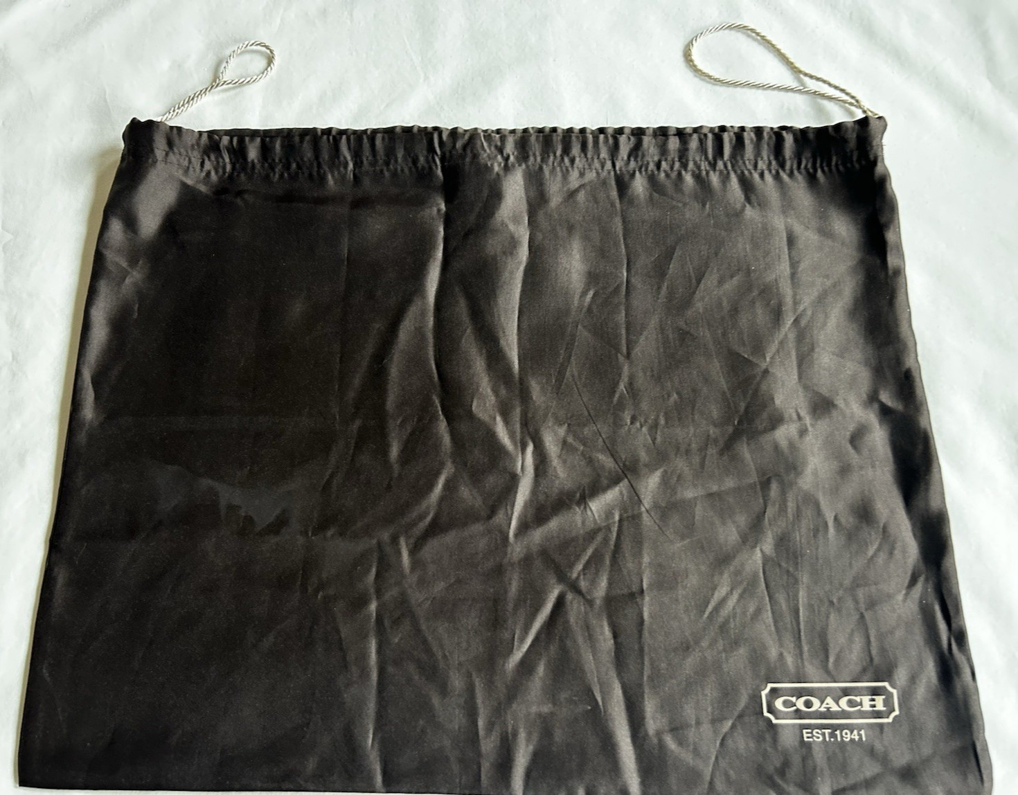 Coach Authentic Brown Drawstring Storage Dust Bag… - image 1