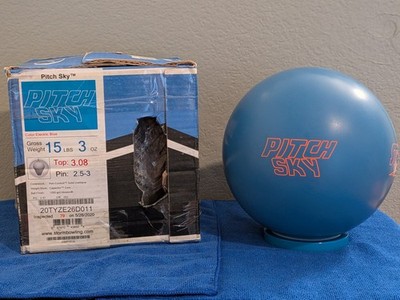 15lb Storm Pitch Sky Overseas Urethane Bowling Ball NIB Undrilled