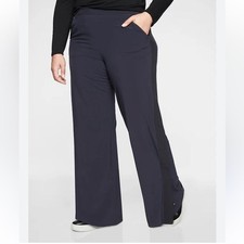 Athleta Gramercy Track Trouser Black/Navy - Size 4