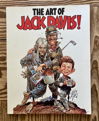 The Art of Jack Davis 1987 1st Stabur Press Hank Harrison Mad Illustrator Comic