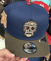 New Era La Dodgers 9Fifty A-Frame Snapback Cap Sugar Skull Navy/Gold/Brown 75Th