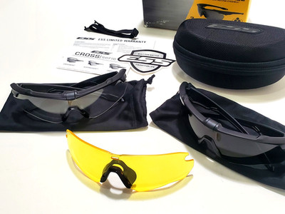 ESS Eyewear CrossBlade Ballistic Glasses 3LS Kit w/ Extra Frames EE9032-07 NSWDG