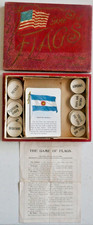 Seldom Seen Antique 1898 McLOUGHLIN BROTHERS Card Game THE GAME OF FLAGS