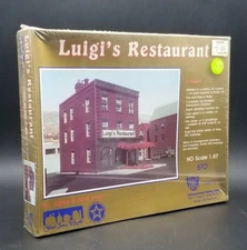 IHC Luigi’s Restaurant HO Scale 1:87 Model 810 - Your Town U.S.A. Factory Sealed