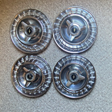 1963 Ford Thunderbird Hub Caps 14 Set Of 4 Wheel Covers 63 T-bird Hubcaps