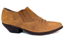 Vtg 90s GUESS Georges Marciano Ankle Boots Brown Nubuck SPAIN Bootie US 6 B EUC