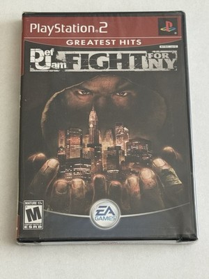 Def Jam: Fight for NY Greatest Hits Multiplayer M Rated PS2 EA Games