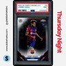 2023 TOPPS CHROME UEFA CLUB COMPETITIONS #64 LAMINE YAMAL RC ROOKIE PSA 9