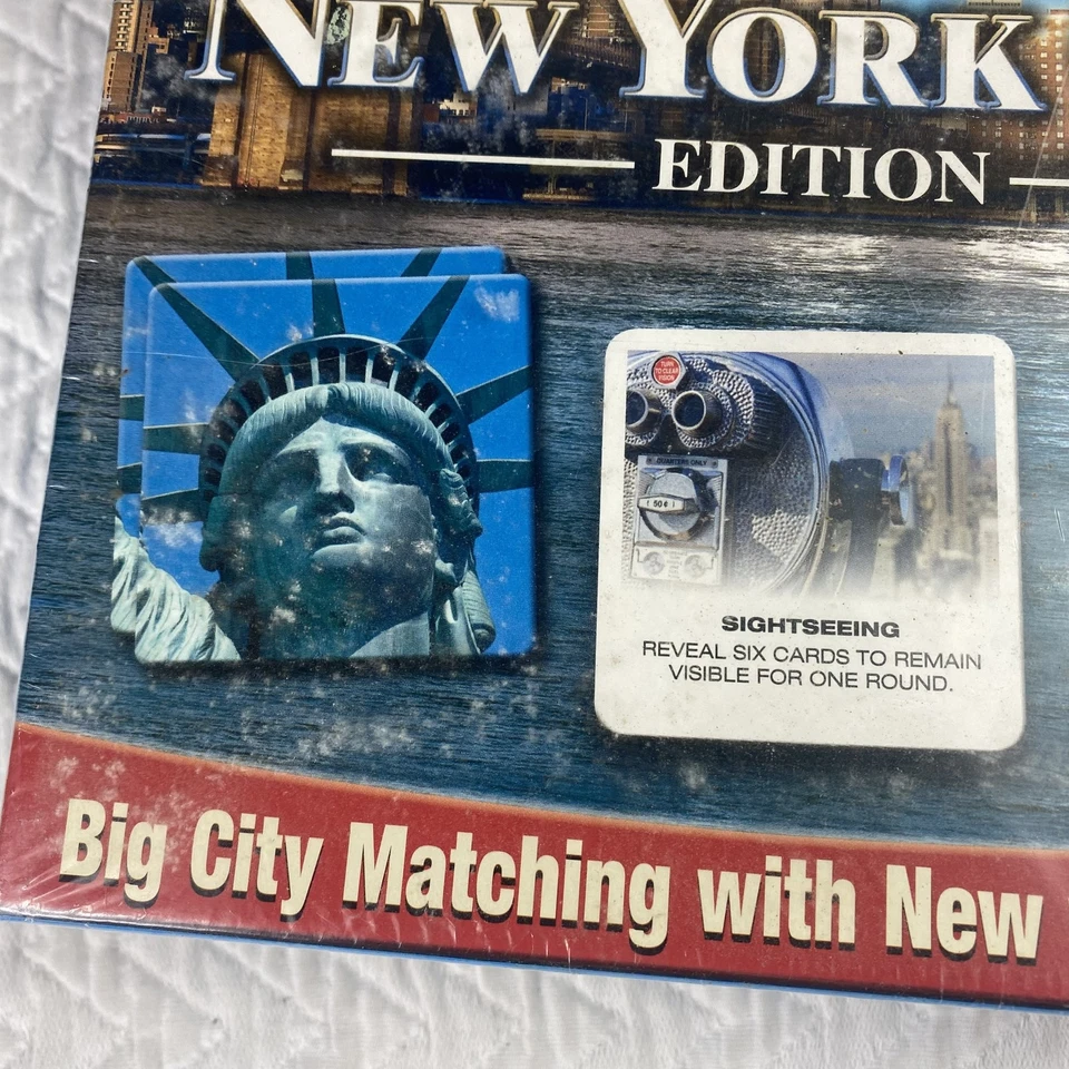 Memory Challenge New York City Edition Game New Sealed USopoly Hasbro NYC Landma - Image 3 of 4