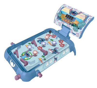 Lexibook, Disney Stitch, Electronic Table Pinball, Action and zzzz-s, Blue