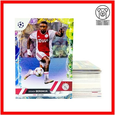 70x Ajax Amsterdam Fußball Karten Lot gemischte Marken & Jahre Konvolut Kaart L10