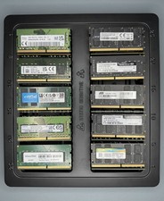 Lot of 50x 16GB DDR4 Laptop RAM PC4-3200 SODIMM Mixed Brands 3200MHz