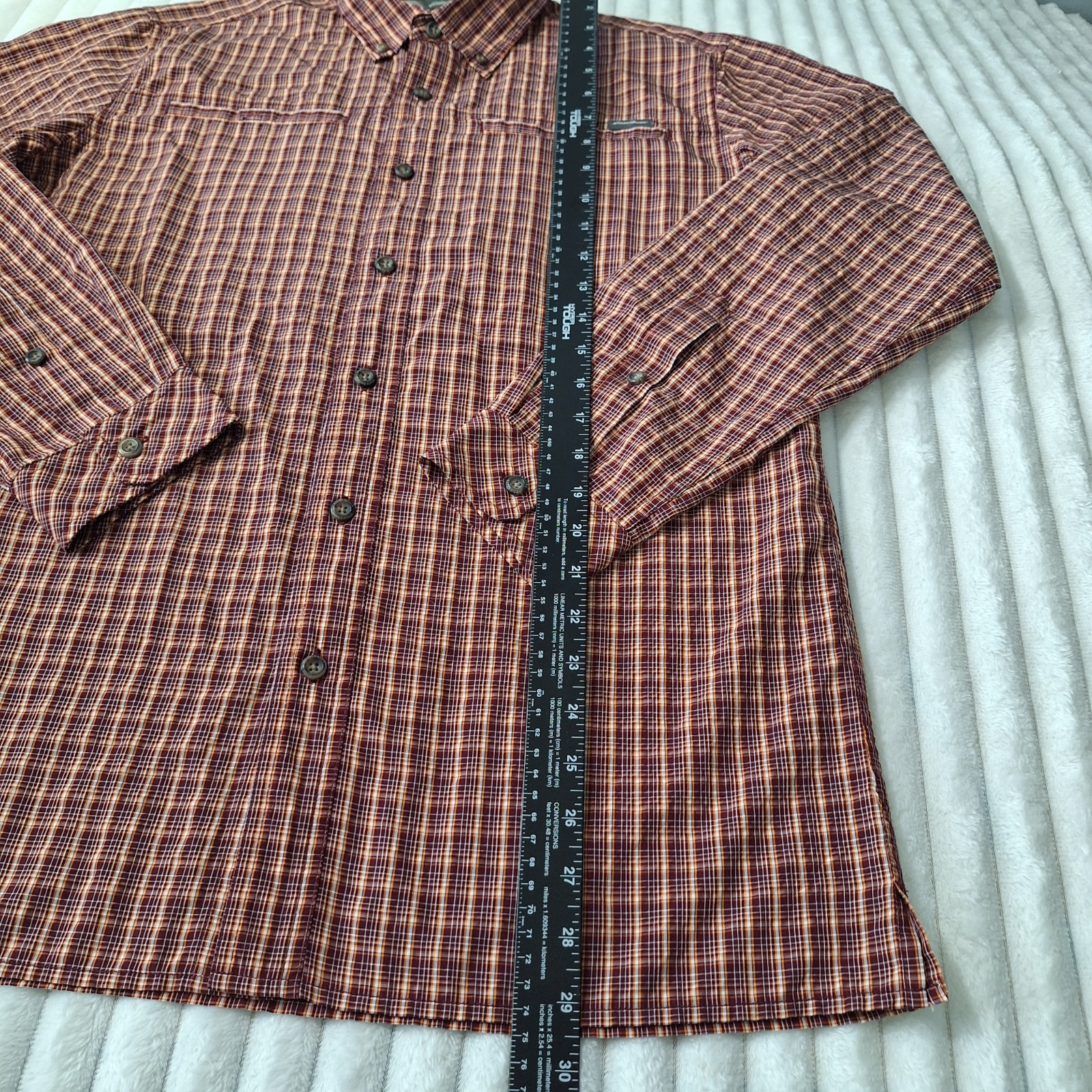 Eddie Bauer Nylon Performance Button Down Shirt M… - image 3