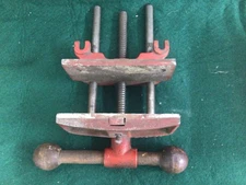 WILTON BENCH VICE 6 1/2” Under The Table Woodworking Vice Original Paint