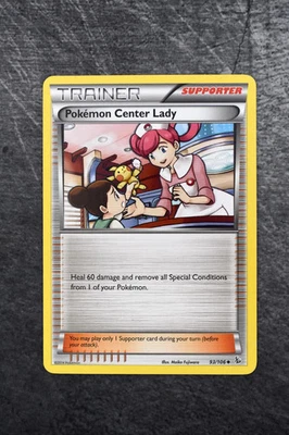 Pokemon TCG - Pokemon Center Lady 93/106 - Flashfire - Uncommon - Image 1 of 2
