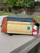 Brand New TOPO DESIGNS "Mountain Duffel" 40L Multicolored Backpack Duffel Bag